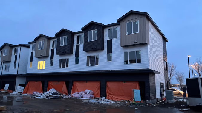 Townhome siding & fascia install