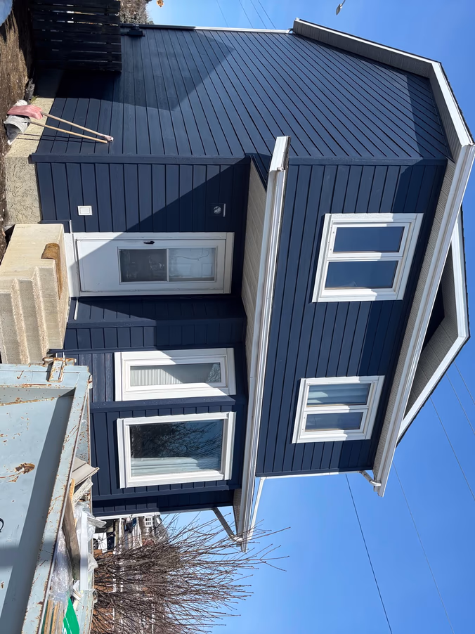 Full exterior re-side